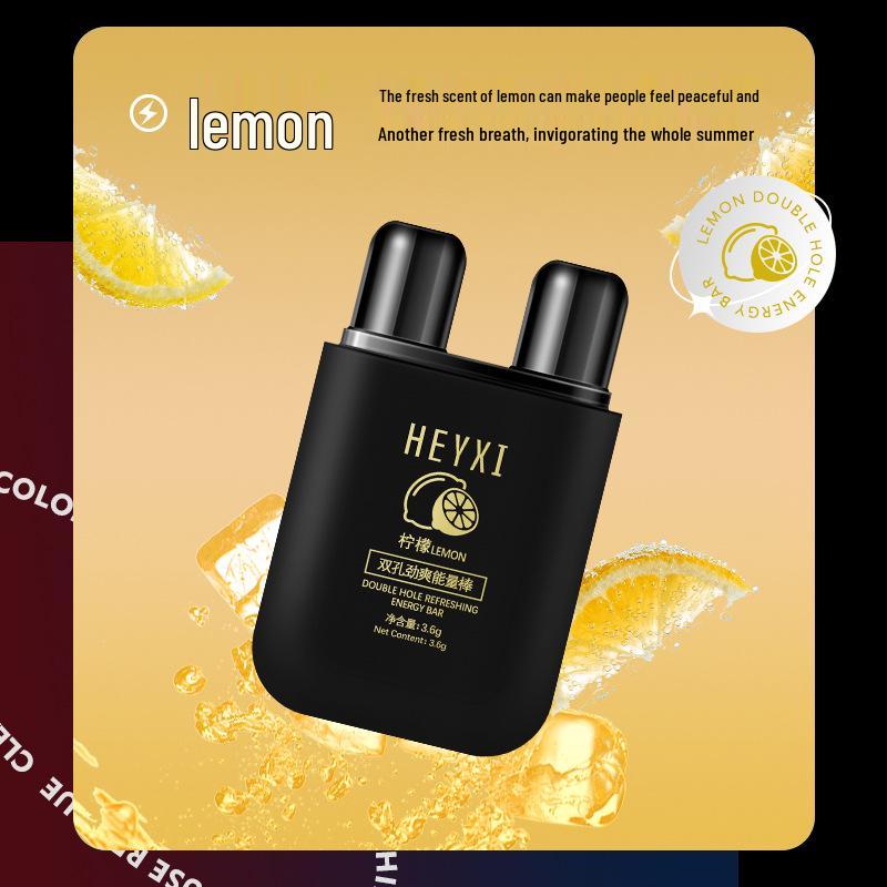 HEYXI Han Yuanxi Energy Stick: Vitality Refreshing Nasal Inhaler with Cooling Oil for Drowsy Driving.