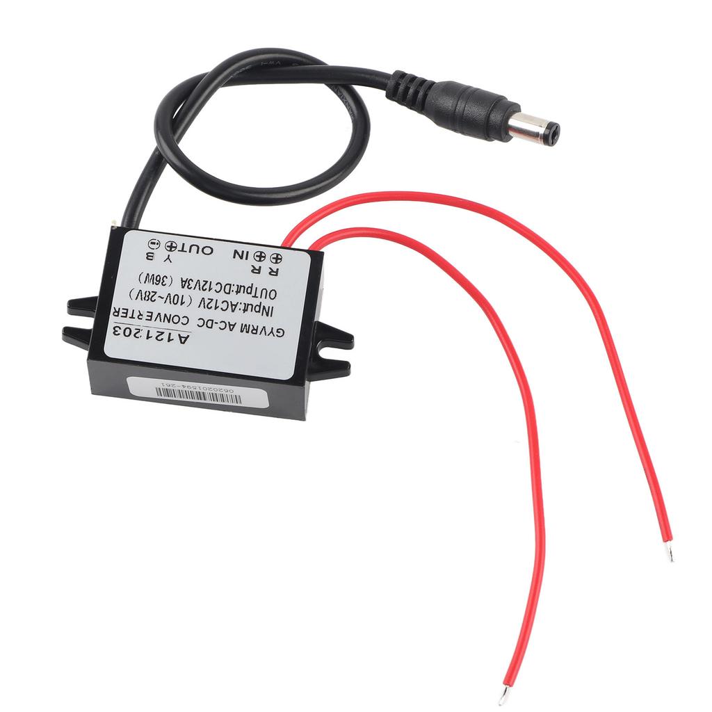 AC 10 28V к DC 12V Понижающий преобразователь AC DC Понижающий модуль питания Выходная головка постоянного тока (3A)