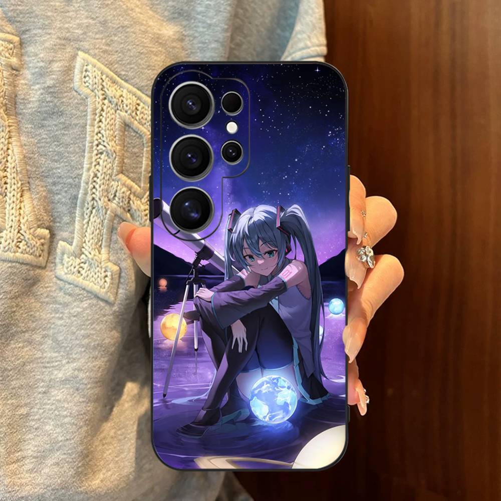Popular Singer M-MikuS Cute Phone Case For Samsung S 24 fe 25 Ultra plus 20 lite 21 30 22 23 24 22 Ultra 5G Fundas