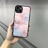 Чехол для телефона Q-Quran Sabr Islam для iPhone 17 16 15 14 13 12 Pro Max Xr Air Plus, Черный жесткий чехол с ощущением кожи