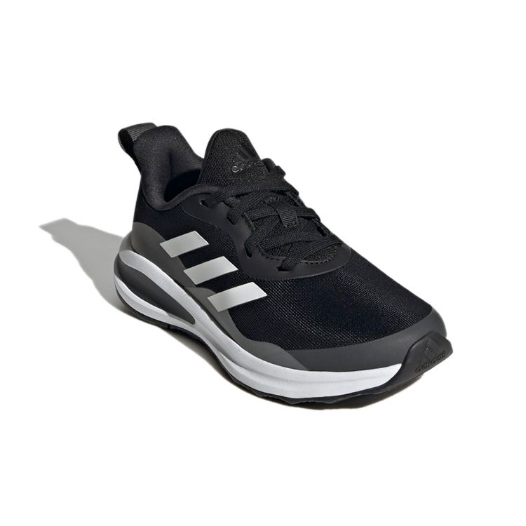Adidas FortaRun J Black White Детские кроссовки Core-Black Cloud-White Grey-Six GY7597