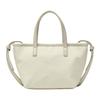 MLB New York Yankees Logo Nylon Tote Bag Women tote bags Ivory 3ACRVN16N-50IVS