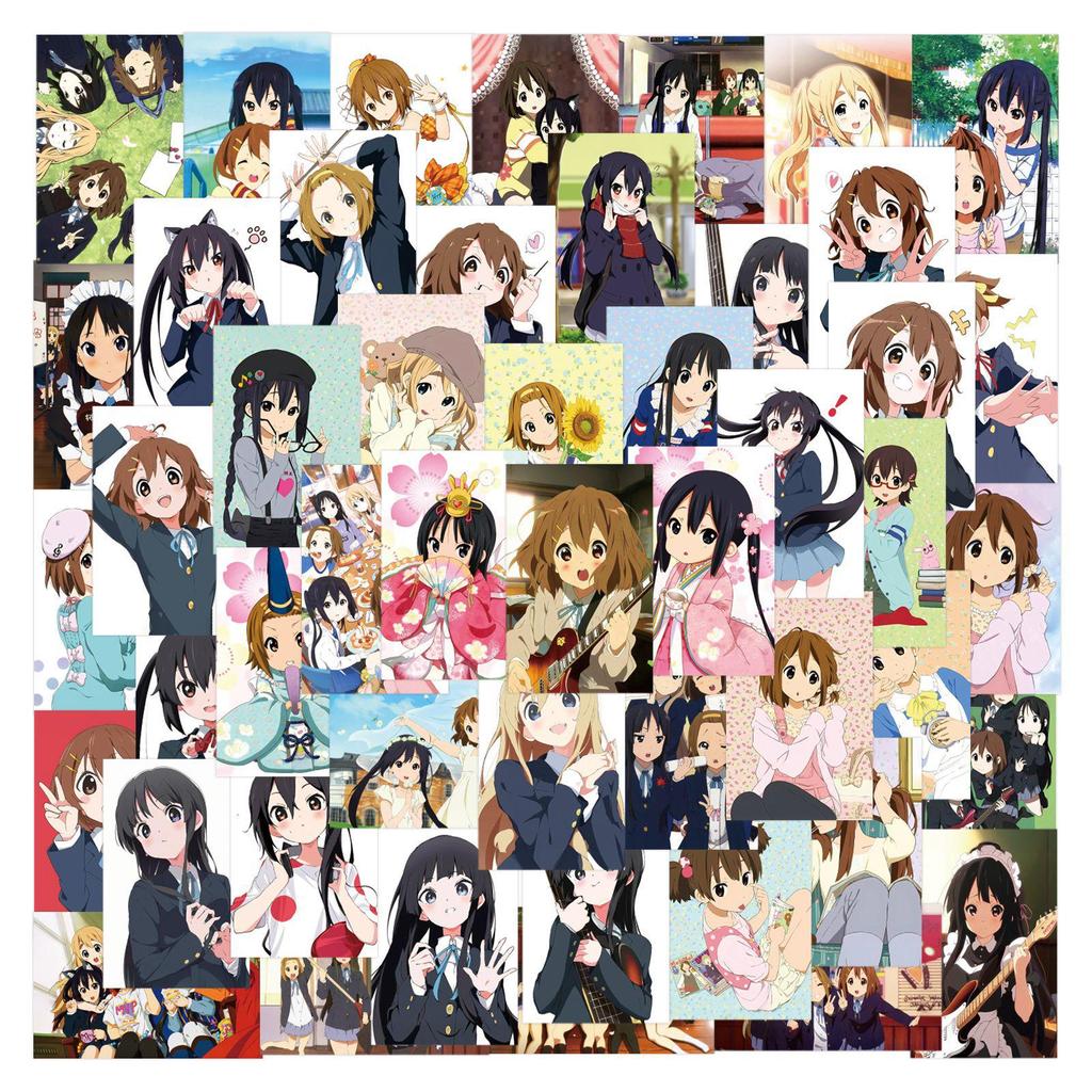 80 Мультяшных Аниме K-On! Наклейки для журналов, DIY, телефонов и ноутбуков