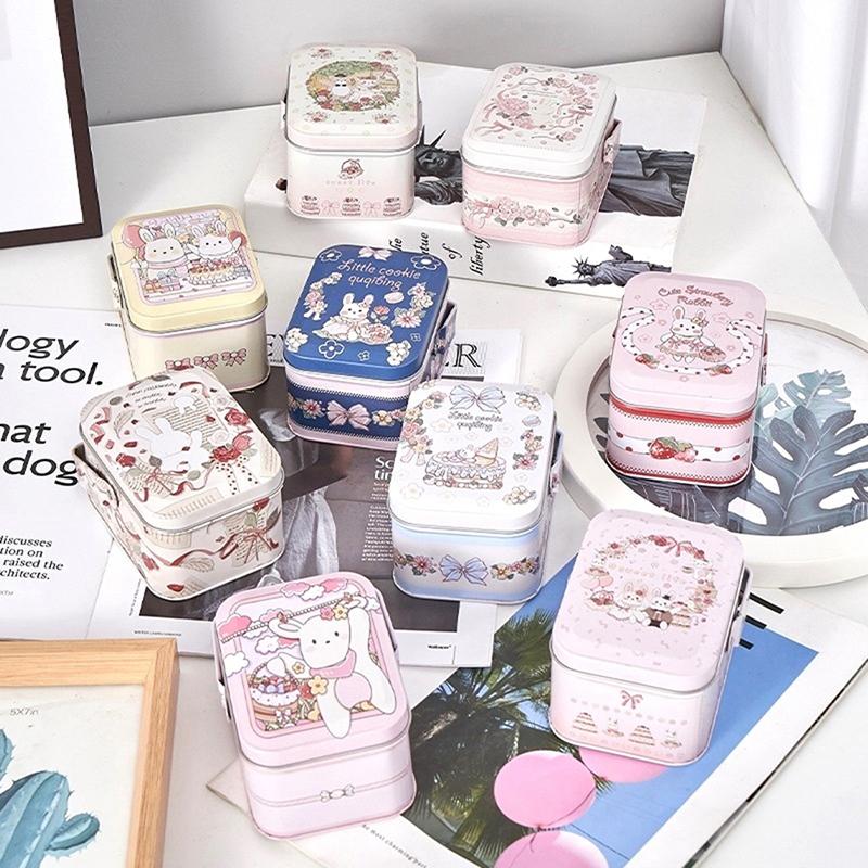 1 шт. Винтажный маленький чемодан для хранения жестяная металлическая коробка для конфет подарочная коробка подарочная коробка для печенья