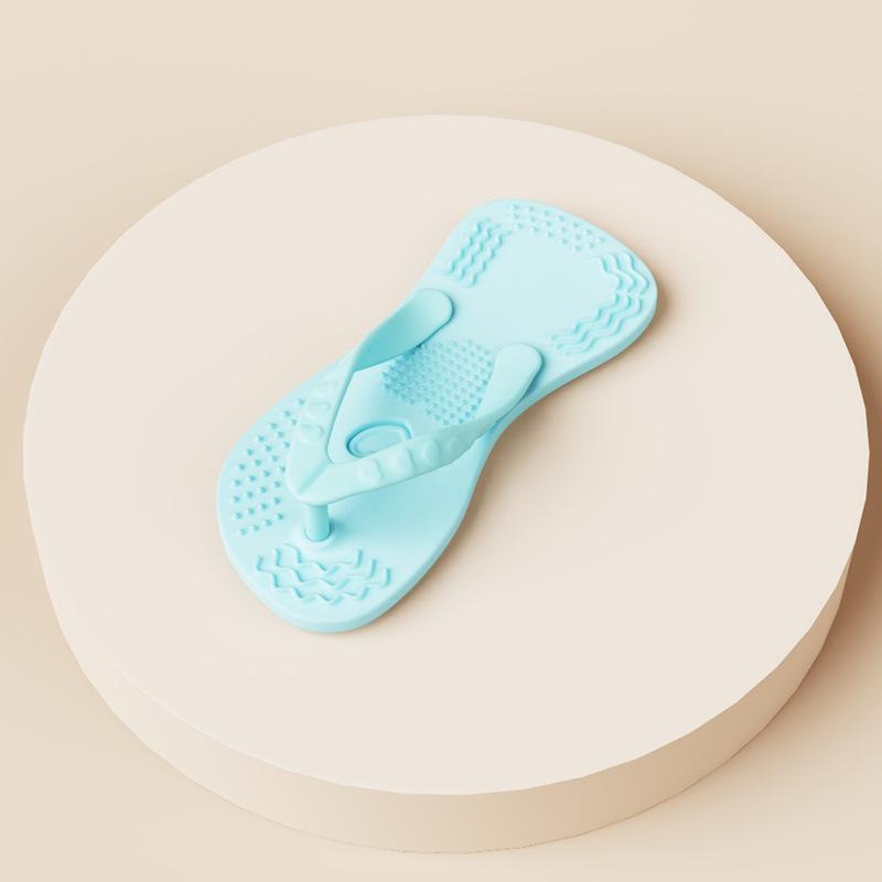 Собачьи силиконовые прорезыватели в форме шлепанца для маленьких и средних собак, текстурированная силиконовая игрушка, чистит коренные зубы