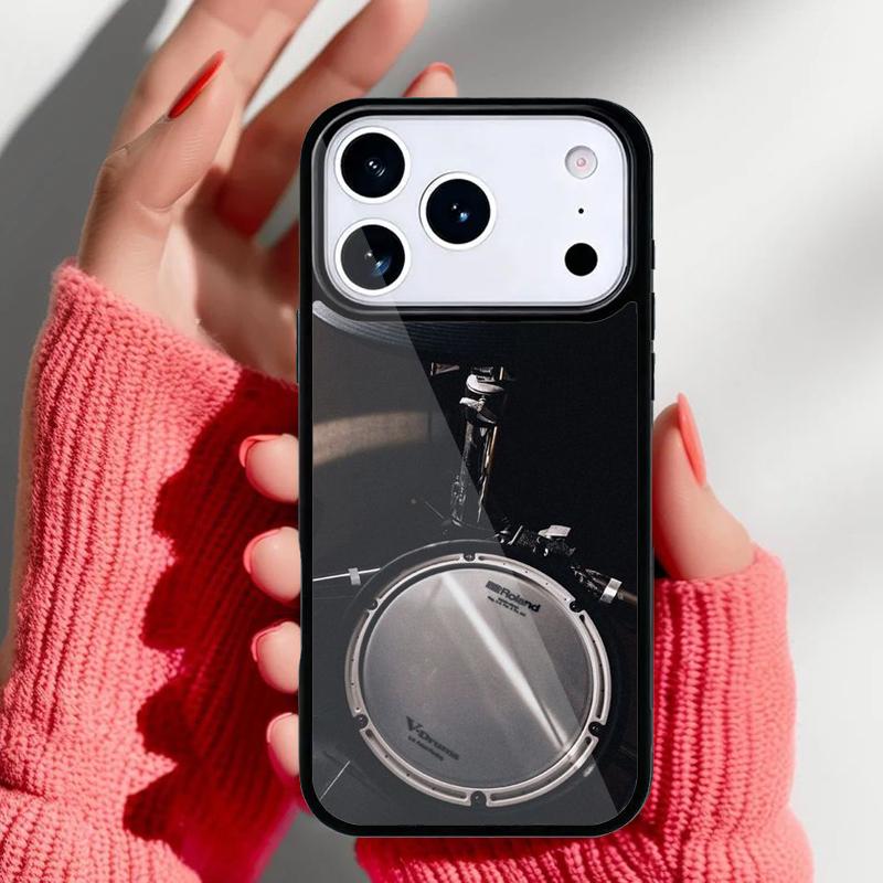 Чехол для телефона с барабаном и барабанщиком для iPhone 17 16 15 14 13 Pro Max Задняя крышка для 12 11 Pro Coque
