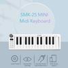 M VAVE SMK 25mini MIDI-клавиатура Перезаряжаемая 25-клавишная MIDI-клавиатура управления Мини Портативная USB-клавиатура MIDI-контроллер