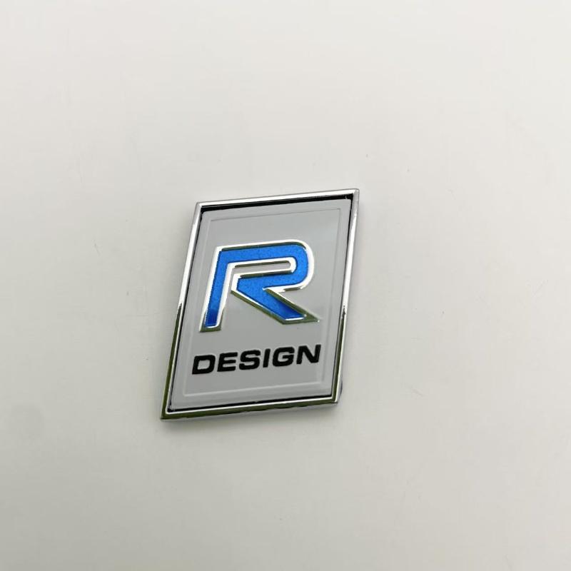 3D Шведский флаг Лось R Дизайн AWD Эмблема Металлическая Боковая Наклейка на Автомобиль Задний багажник Volvo V40 V50 S40 S80 XC60 S90 XC90 S60 XC40