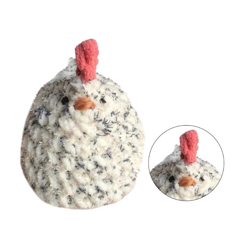 Crochet Chicken Chicken Stuffed Chicken Decoration Stuffed Animal Chicken Mamas and Mini Chicken Party Supply X3UC