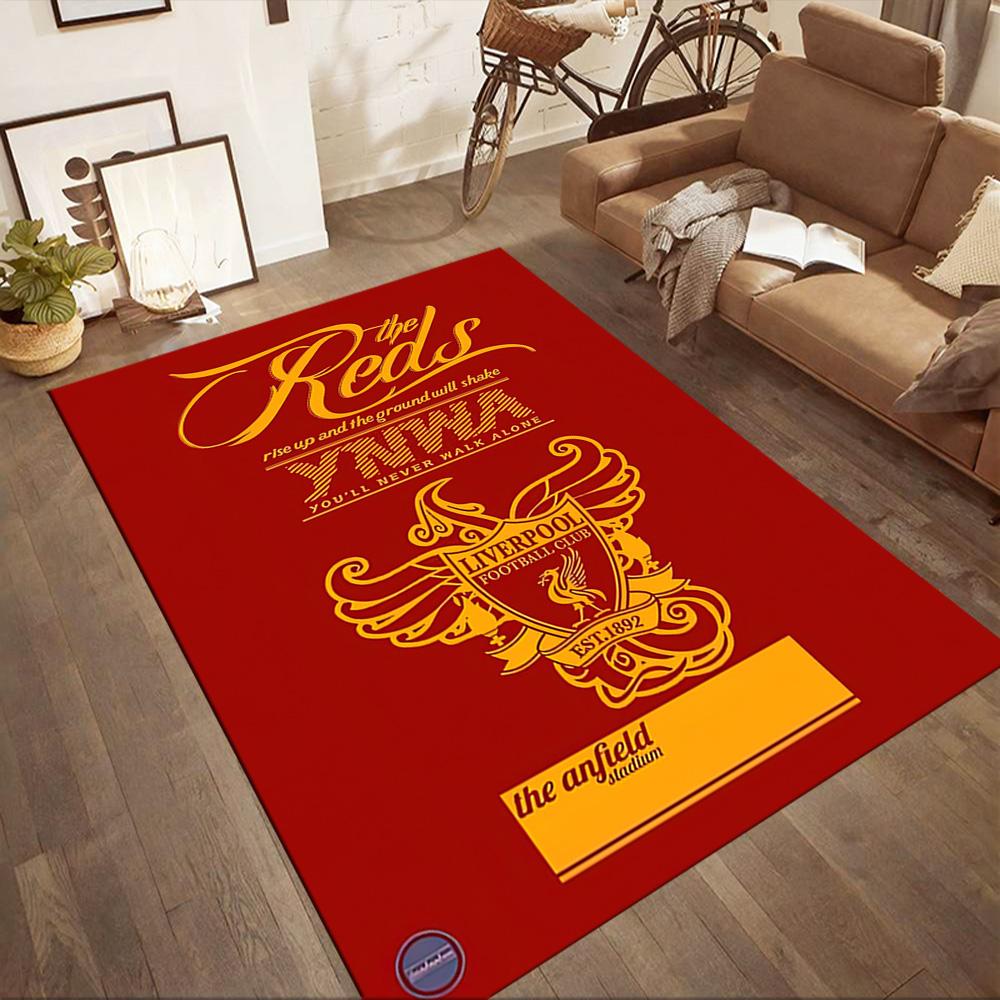Liverpool Football Club Area Rug Suitable For Study Room Kitchen Playrooms Foyer Antislip Rug Decorate Offices Best For Christmas