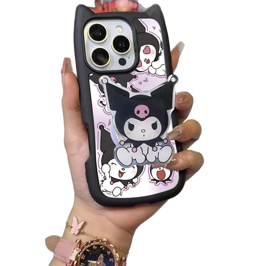 Чехол-подставка Sanrio Kuromi Черный для телефона Apple 11