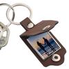 DIY Key Chains PU Leather Car Key Ring Rings Charm Bag Photo Keyring  Gifts