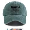 pc pcs Funcle Baseball Cap for Unisex  Women Adjustable Snapback Hat with Fun Text Print  funcle Lettering Lightweight Brea