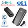 Stereo Audio Bluetooth 5.1 Receiver Transmitter NFC Type C Charging Car Handsfree Call Wireless TF AUX 3.5mm Bluetooth Car Kit