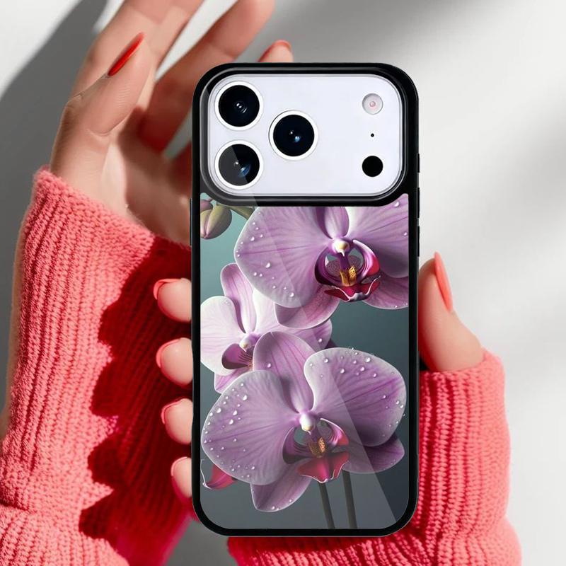 Цветы Орхидеи Разноцветный мягкий чехол для телефона для iPhone 17 Air 16e 15 14 13 Pro Max Задняя крышка для 12 11 Pro Coque