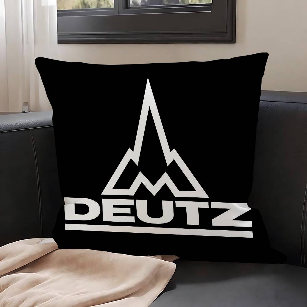 Deutz Case Плюшевая ткань Мягкая наволочка Двусторонний принт Чехол для подушки Домашние подарки