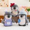 Chef Chubby Penguin Plush Toy Children's Birthday Gift Painter Activity Gift Fishing Doll Catch Machine