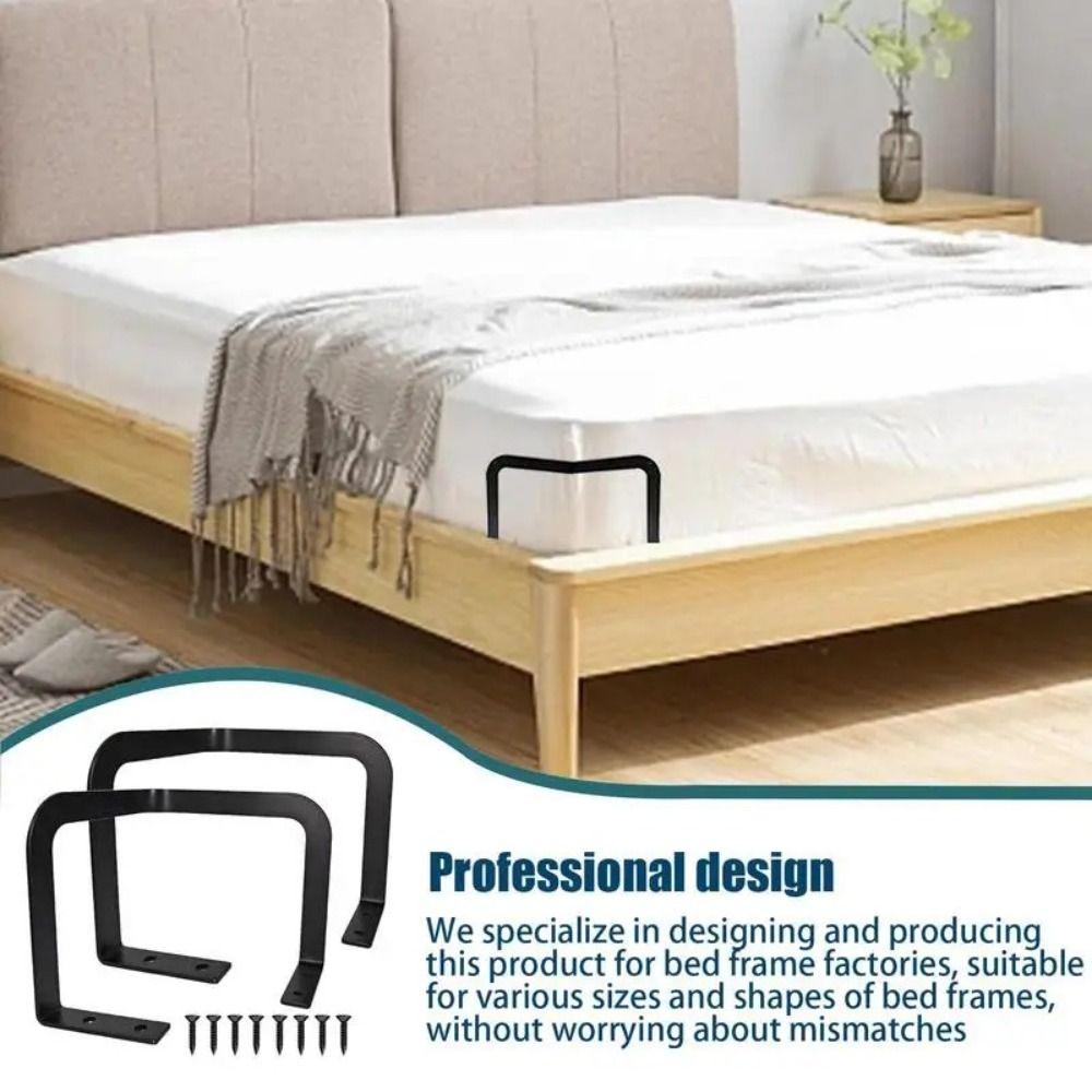 2Pcs Rustproof Mattress Retainer Bar Sturdy Mattress Corner Fixing Rods  Home Supply