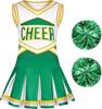 Girls Cheerleading Outfit Set for Football Games and Stage Performances