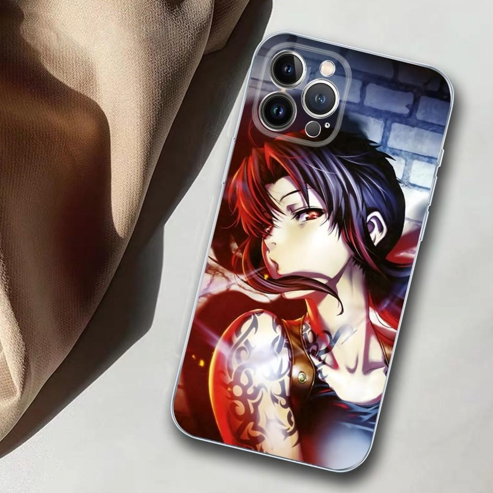 Black Lagoon Phone Case For iPhone 14 11 12 13 Mini Pro XS Max Cover 6 7 8 Plus X XR SE 2020 Funda Shell