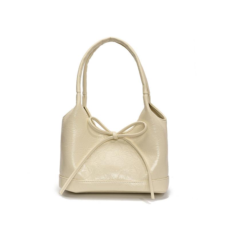 Minimalist Butterfly Knot Bag For Daily Casuals In Pu Material