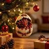 Colorful Dragon Egg Ornament Baby And Christmas Ornament, 2D Flat Acrylic Tree Hanging Decorative for Home Decoration, Fantasy Pendant Xmas