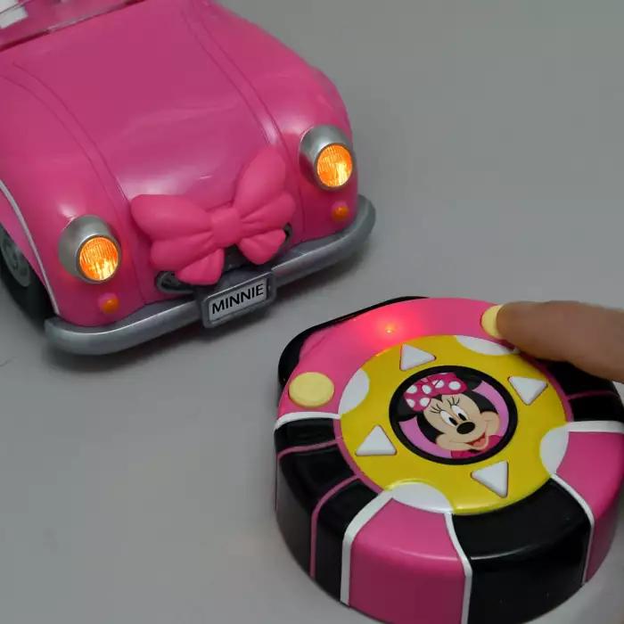Disney Minnie Mouse Remote Control Car Light Up & Sound Roadster Japan NEW