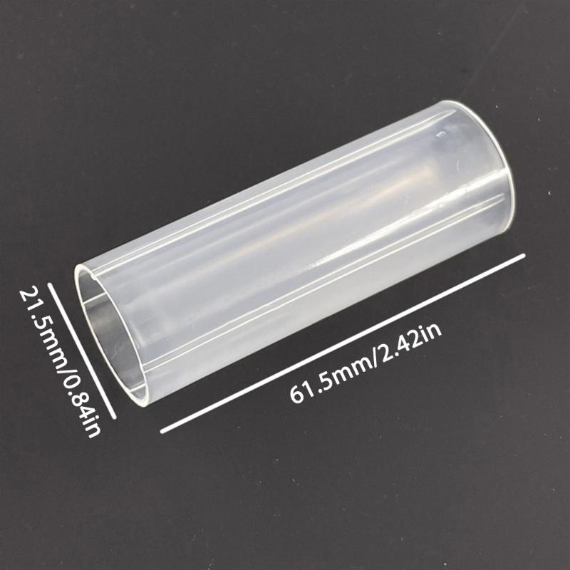 Переходник-втулка для аккумуляторов 18650 на 21700 для фонариков, ABS-конвертер для аккумуляторов, прозрачный и изолирующий