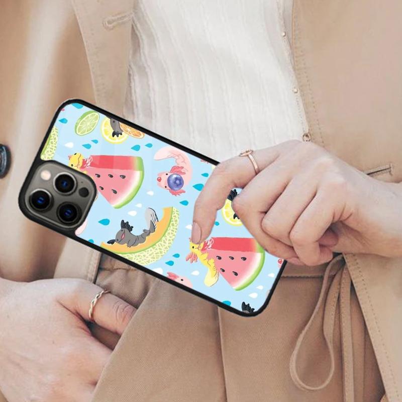 Милый летний фруктовый арбузный магнитный чехол для телефона для APPLE iPhone 17 Air 16 14 13 12 Pro Max 15 Plus Беспроводная крышка MagSafe