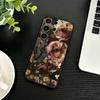 Темный Орнаментальный Коллаж Чехол для Телефона Для Samsung S26,S25,S24,S23,S22,S21,S20,S30,Ultra,Plus,Fe,Note,5G Черный Чехол