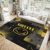 Nirvana Design Crystal Velvet Carpet Cozy Non?Slip Printed Rug For Bedroom Living Room Entrance