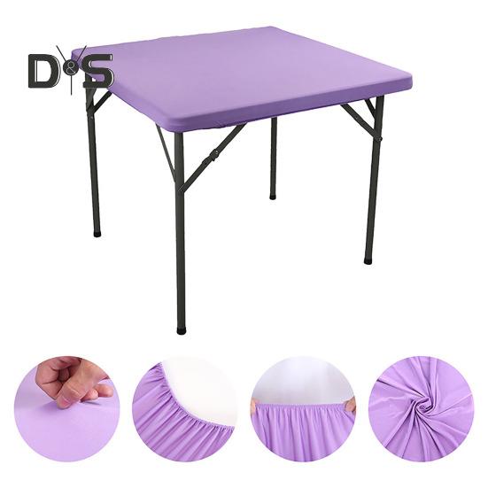 2 шт. эластичная скатерть на подгонку 34x34 дюйма квадратная скатерть с эластичным краем однотонная скатерть для кухни обеденной зоны пикника патио на открытом воздухе