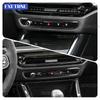 Real Hard Carbon Fiber Multimedia Warning Light Frame Sticker For BMW M2 G87 M3 G80 M4 G82 2025-2026 Car Interior Decor