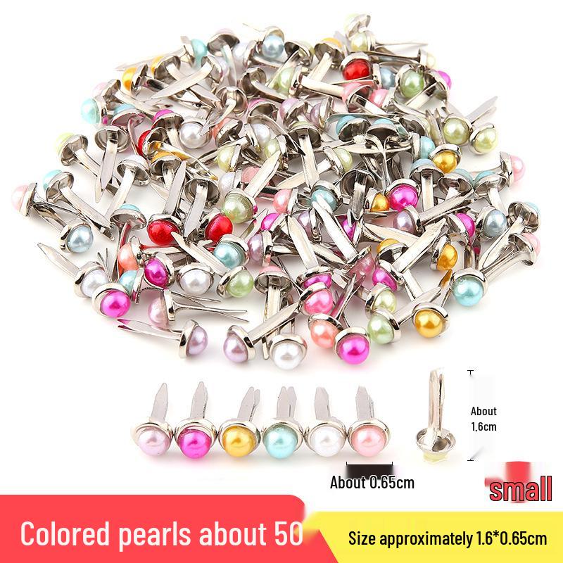 Цветные детские ручной работы гвоздики с раздвоенными ножками для DIY декора