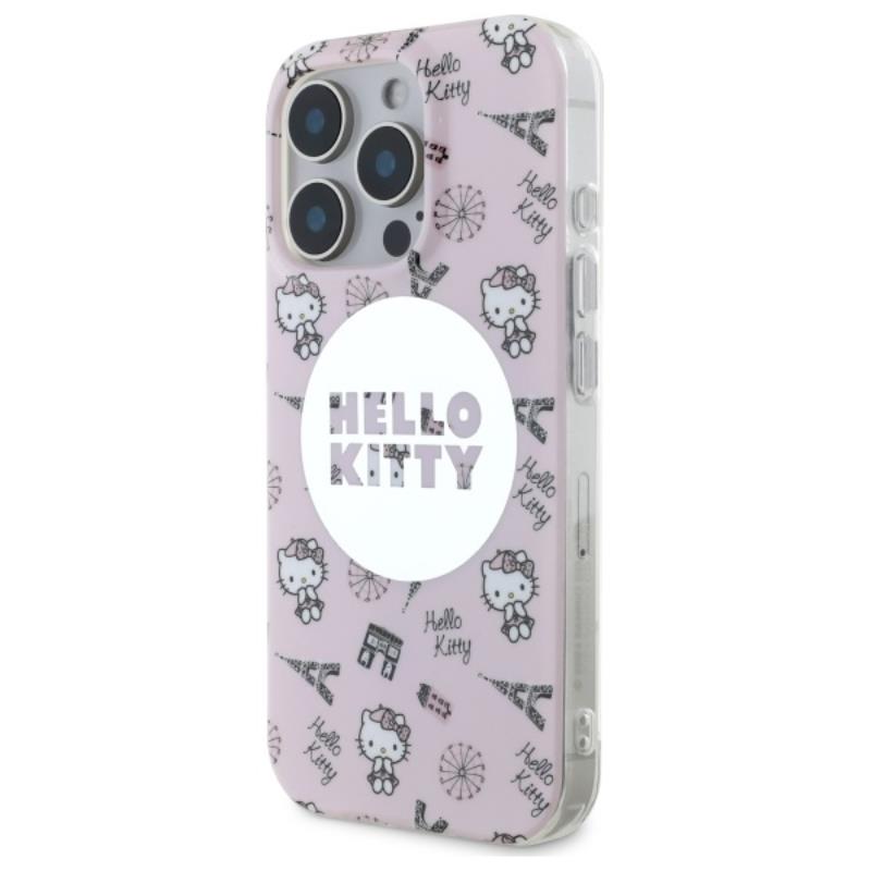 Hello Kitty Iml All Over Paris Magsafe - Etui Iphone 16 Pro (Różowy)