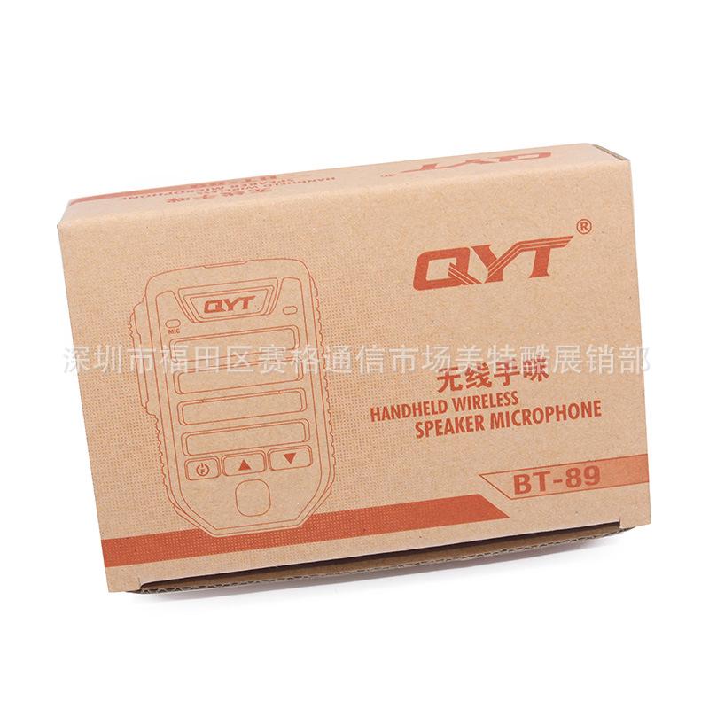 QYT Quanyixian BT-89 Двухдиапазонная радиостанция Беспроводной Bluetooth Ручной микрофон-динамик для автомобильной станции Передатчика KT7900D/8900D.