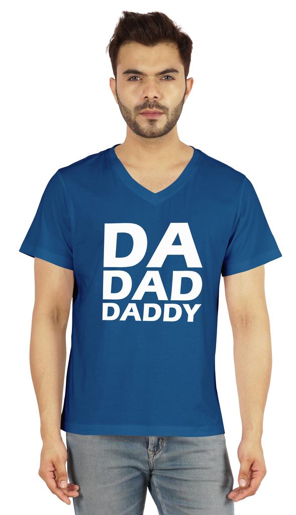 Inkmeso Mens Tshirt   Da Dad Daddy   Graphic Tshirt For Dad Gift Tee Shirt For First Time