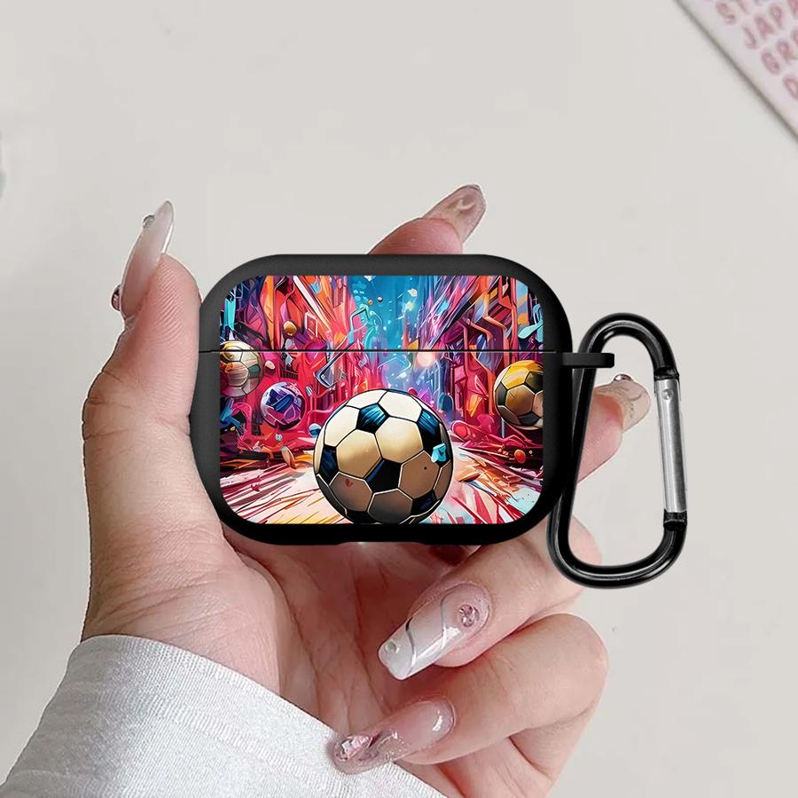 Футбольные Граффити Чехлы для Наушников Чехол Для Airpods Pro3 Pro2 2 3 4 Pro 1