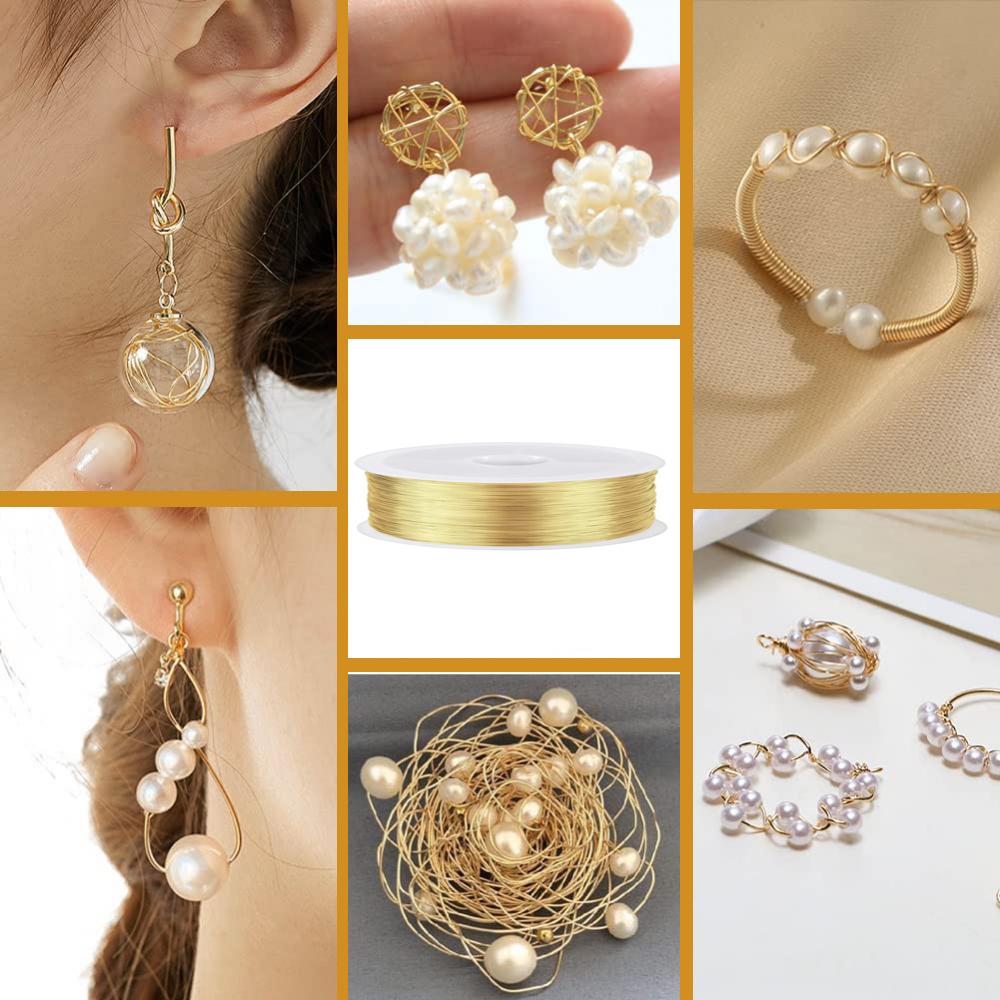 38AWG-18AWG латунная медная проволока 6/5/3 рулона гибкая металлическая скульптурная проволока для ювелирного дела, сантехнических и электрических соединений, механических компонентов,