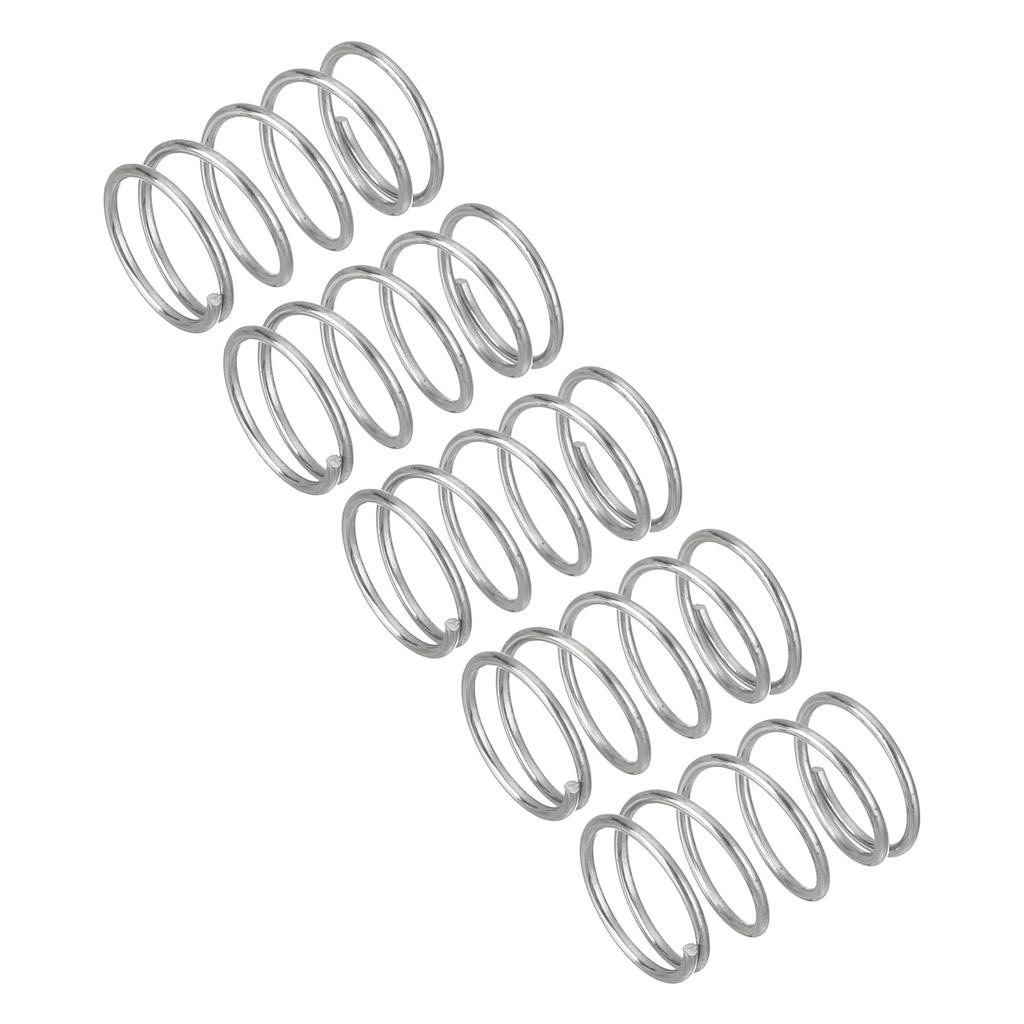 uxcell Пружина сжатия Пружина винтовая Диаметр проволоки 0,03 дюйма (0,8 мм) Наружный диаметр