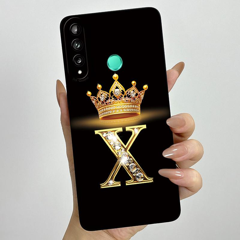 Для Huawei Y7p P40 Lite E ART-L28 ART-L29 Модный Чехол для Телефона с Инициалами для Пары Y7P 2020 Мягкий Силиконовый TPU Защитный Чехол