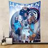 "Basketball Star Clippers Theme Patterned DesignPatterned tapestry for bedroom and living room home decor