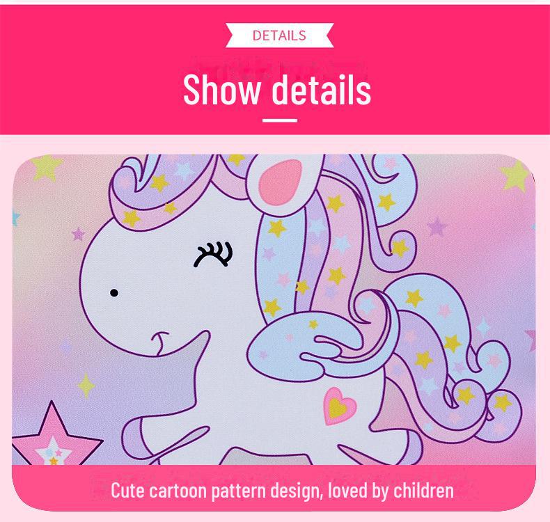 Милый рюкзак для детского сада с единорогом для девочек - большая вместимость, модный мультяшный дизайн