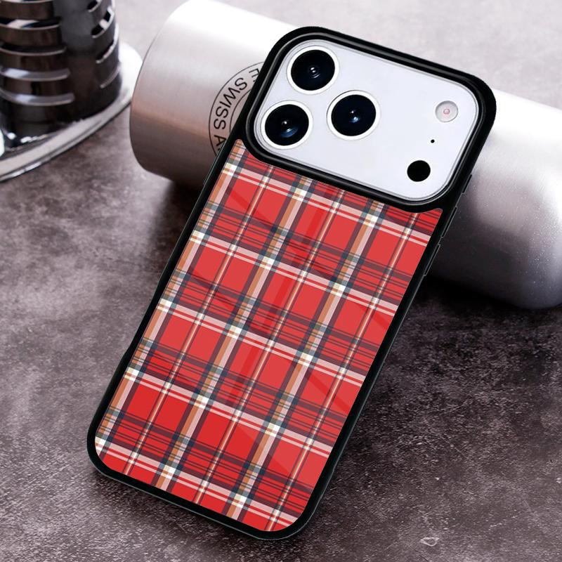 Шотландский Клетчатый Теплый Клетчатый Чехол Для Телефона Для iPhone 17,16e,15,14,13,12,11,Mini,Pro,MAX Мягкий Силиконовый Чехол
