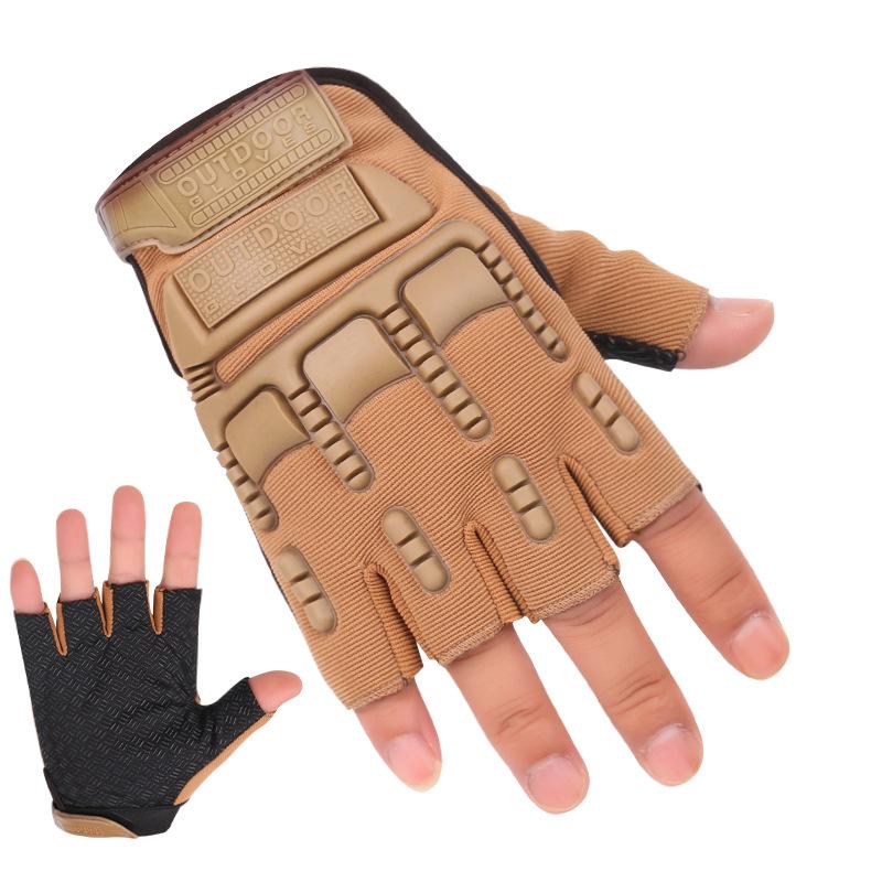 Tactical Outdoor Half finger Gloves New Style Summer Men and Women Fighting Training Non Slip Wear Resistant Field Cycling Gloves