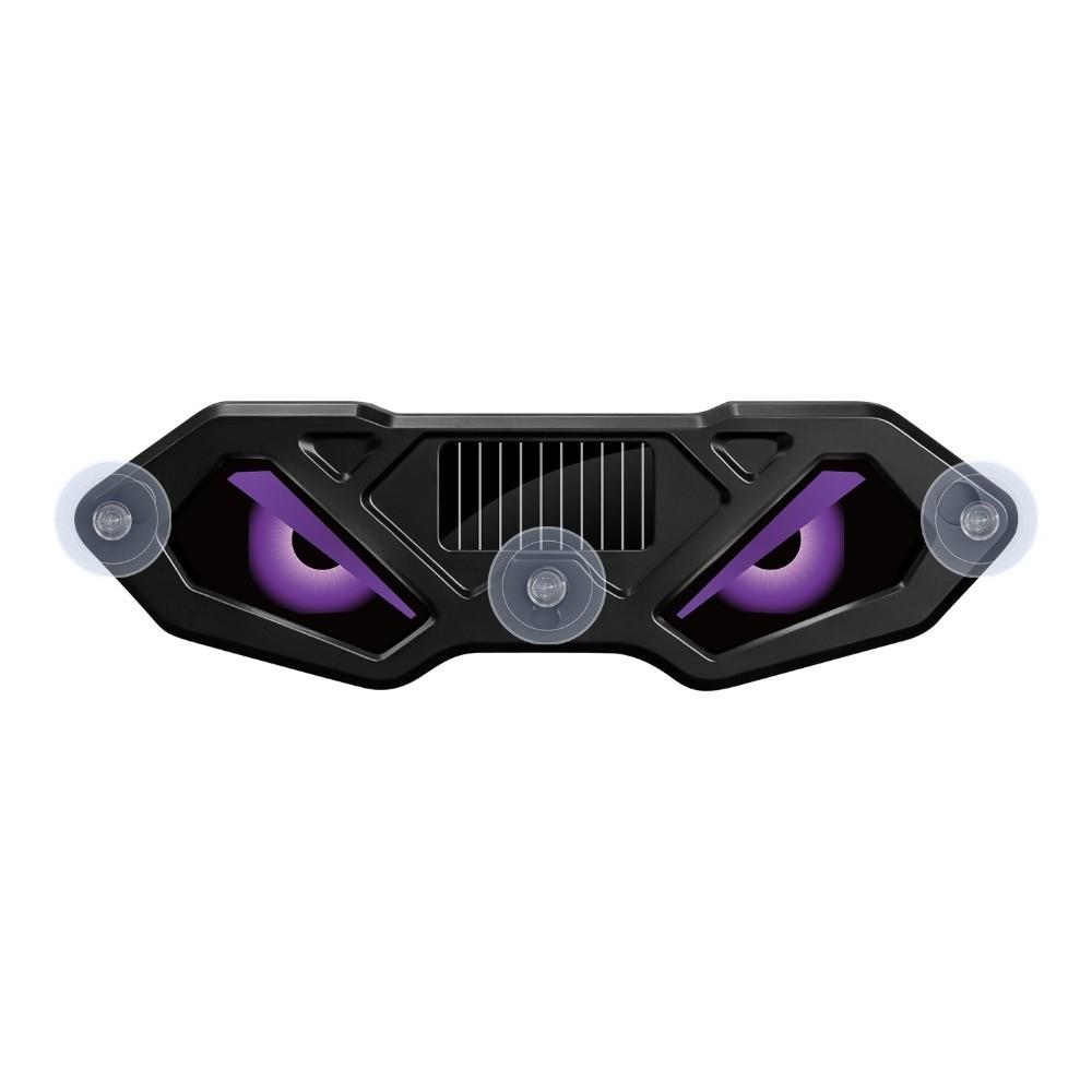 Dynamic Display Solar LED Devil Eyes Car Lights Solar Powered Car Warning Light  Windshield