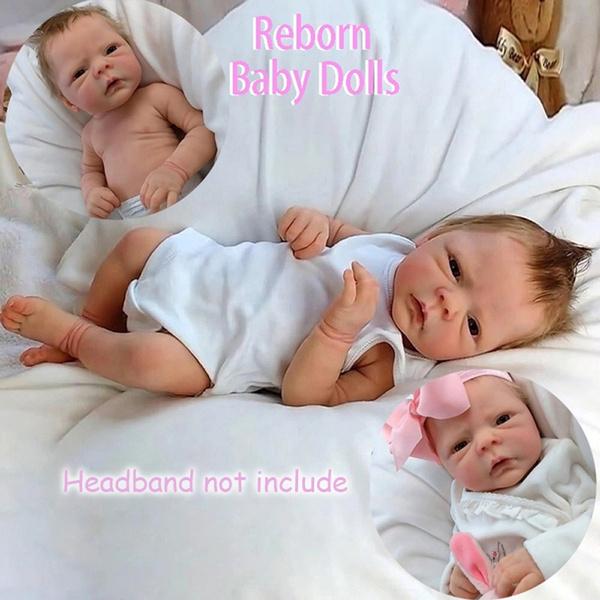 Новое обновление, милые полностью силиконовые куклы Reborn Baby Doll, дизайн ручной работы, виниловые силиконы, реалистичные живые детские куклы, игрушки для детей, подарок на день рождения для девочек