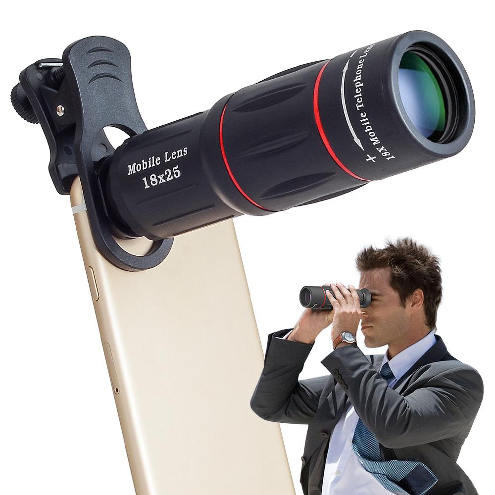 APEXEL Telescope Telephoto Lens 18X Zoom Lens with Tripod Monocular Mobile Phone Camera Lens for Smartphones Lente Para Celular 1
