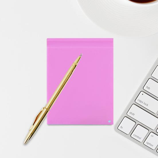 Reusable Silicone Writing Board Clip for Nurses Notebook with Badge Teachers Erasable Notepad