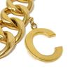 Used 10059 Miami Cuban Logo Charm 0.9" 7984 Curb Chain, Extra Thick, Gold Plated, Vintage Gold Men's from Japan